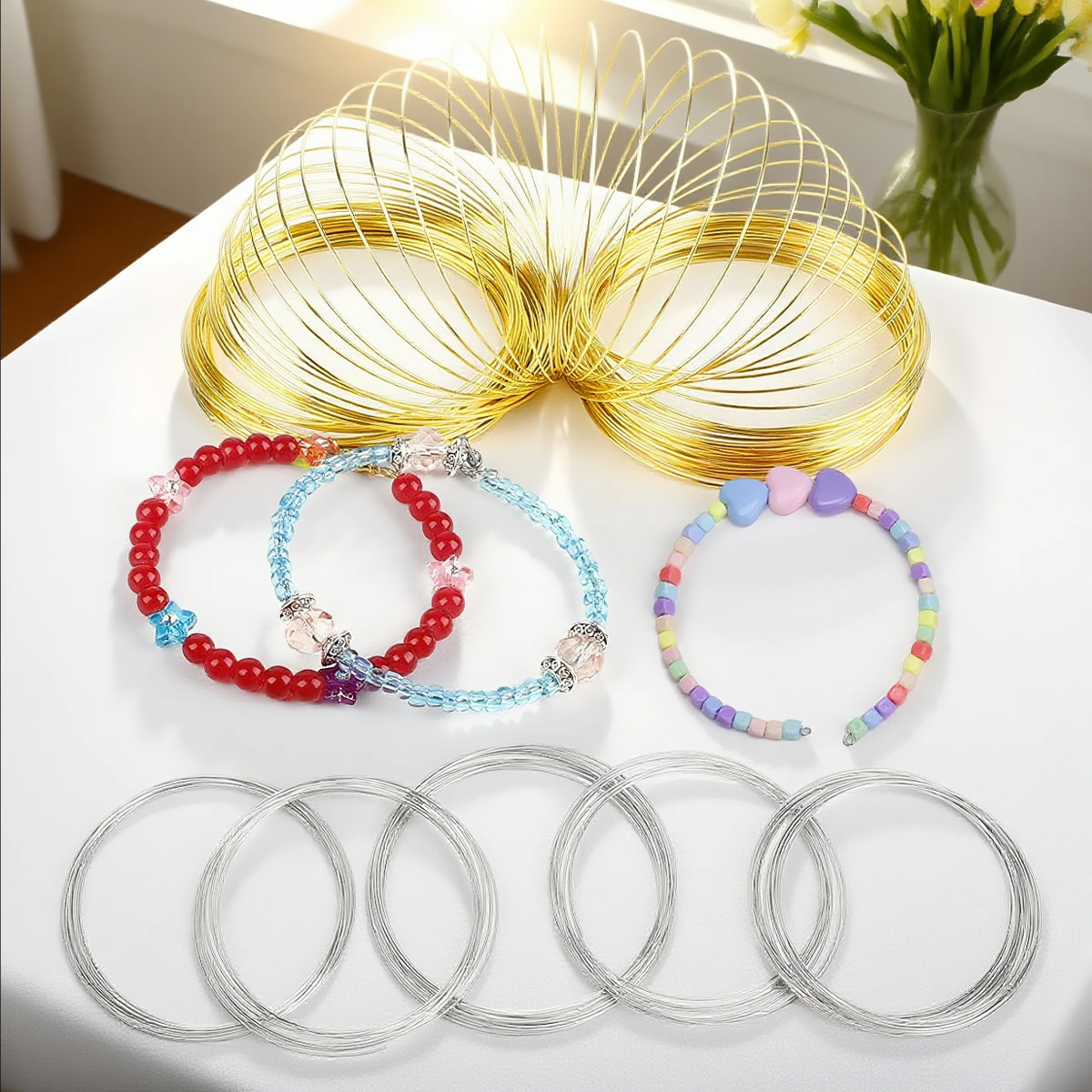 Coil Building Kit - 0.6mm 스테인리스 메모리 와이어 코일 100루프