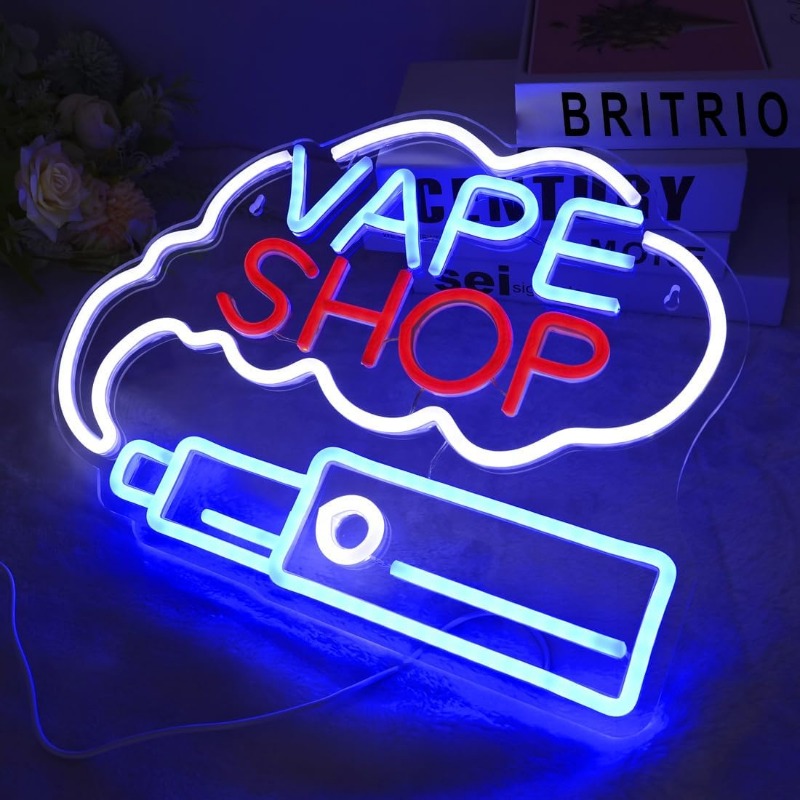 LED VAPE SHOP 연기 네온 사인 시가 매장 창 - Vaping Store 리뷰 및 가격