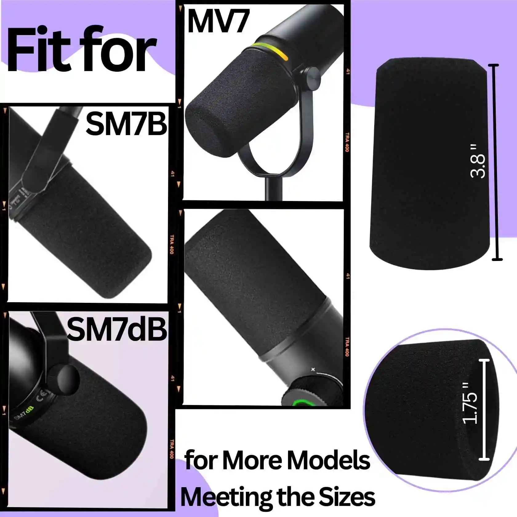 슈어 SM7B, SM7dB용 SM7 마이크 커버 팝 필 - Shure Mic Sm7B 리뷰 및 가격
