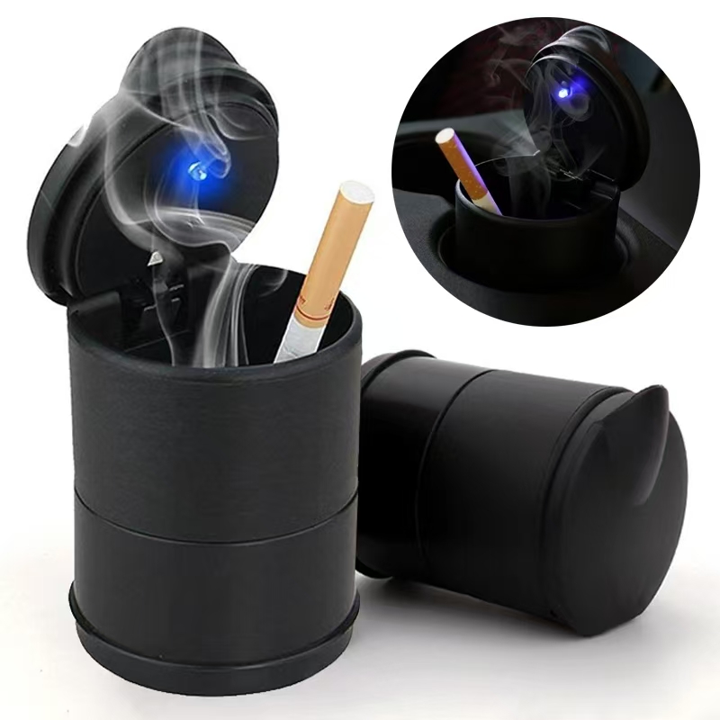 휴대용 자동차 LED 재떨이 범용 자동차 재떨이 담배  - Vape Decoration 리뷰 및 가격