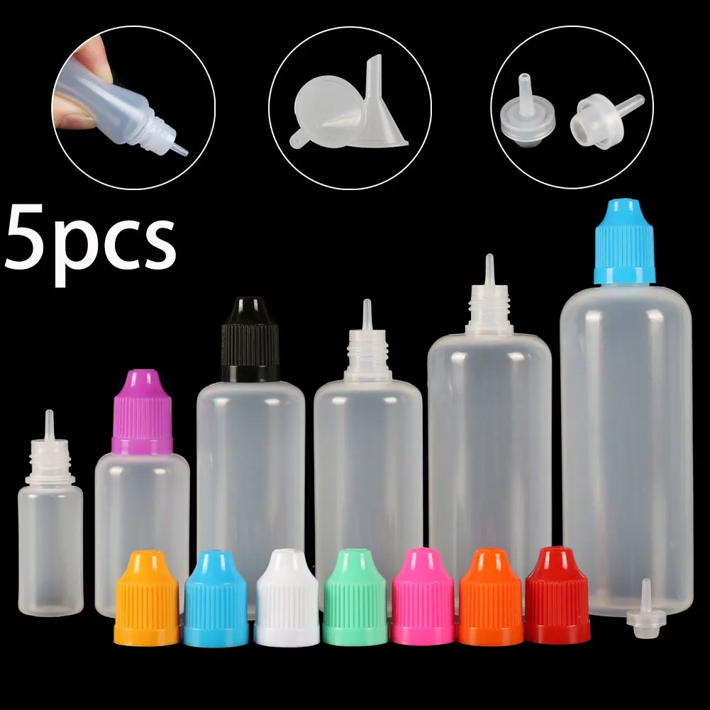 5PCS X 5ML-120ML 플라스틱 Dropper  - Juice Bottle Dropper 리뷰 및 가격