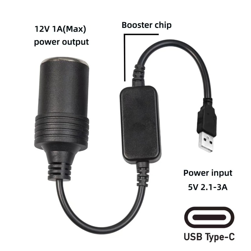 5V 2A USB에서 12V 시가 라이터 소켓으로 변환 - Accessories For Vaping 리뷰 및 가격